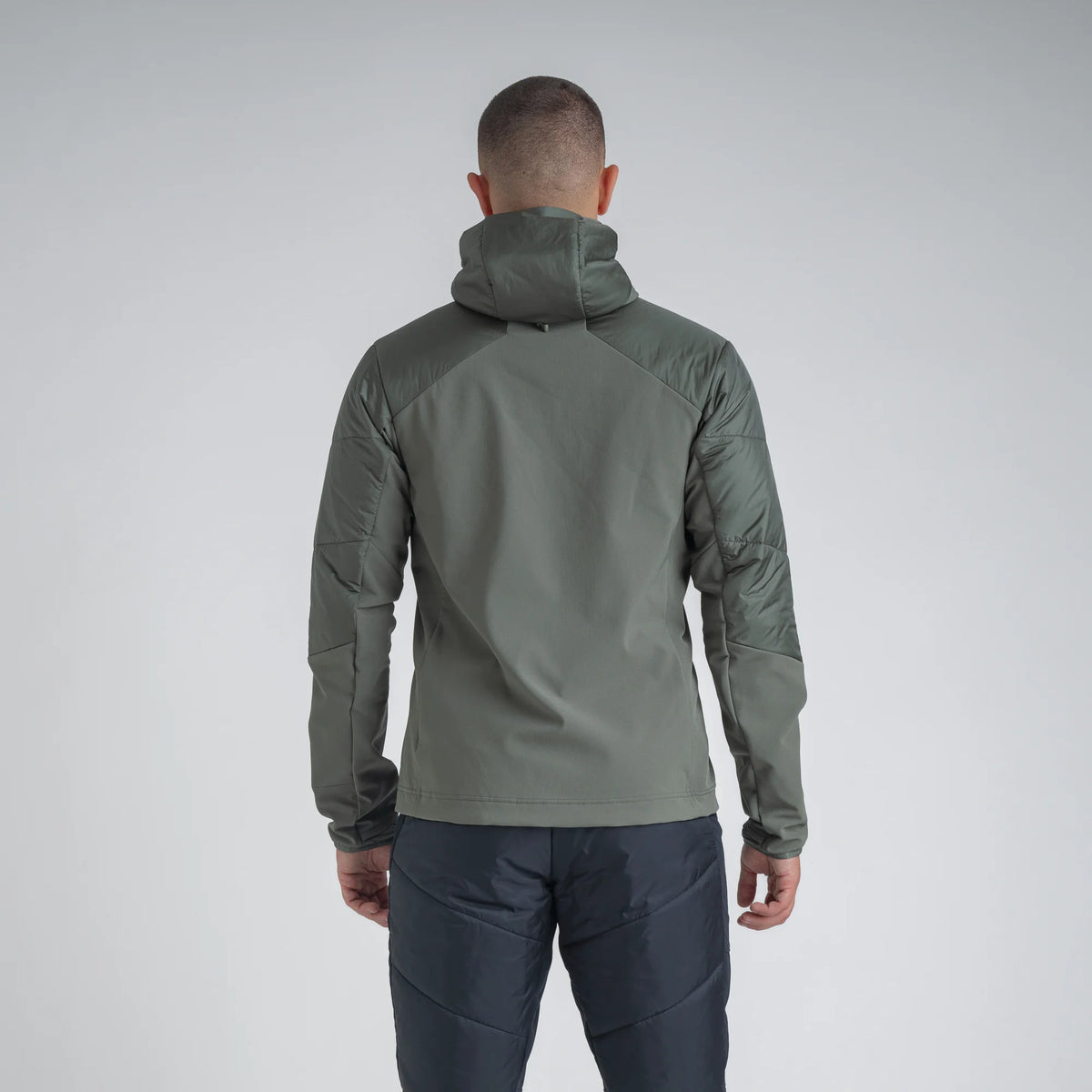 Spiro Men's Insulated Hybrid Jacket — Blue