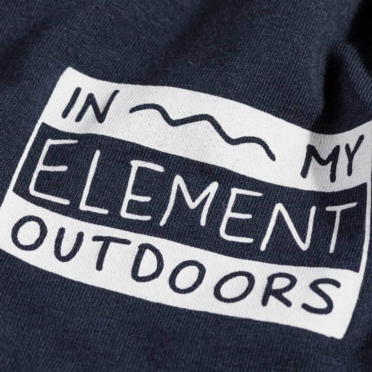 Arbo Men's Organic Cotton T-shirt — Dark Navy Element