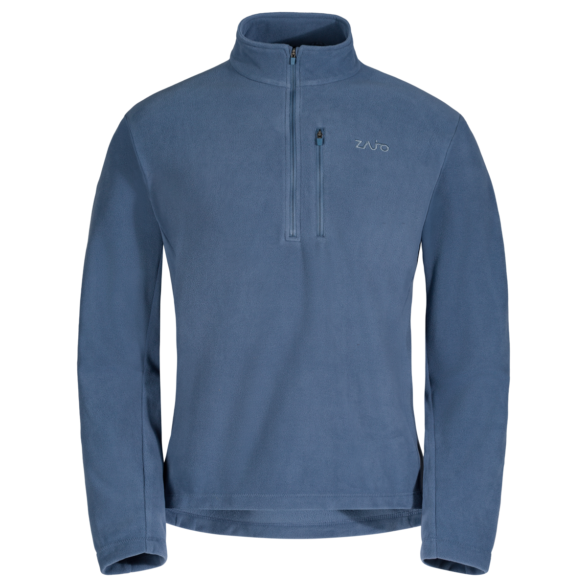 Auro Men's Fleece Zip Top — Harbor Blue