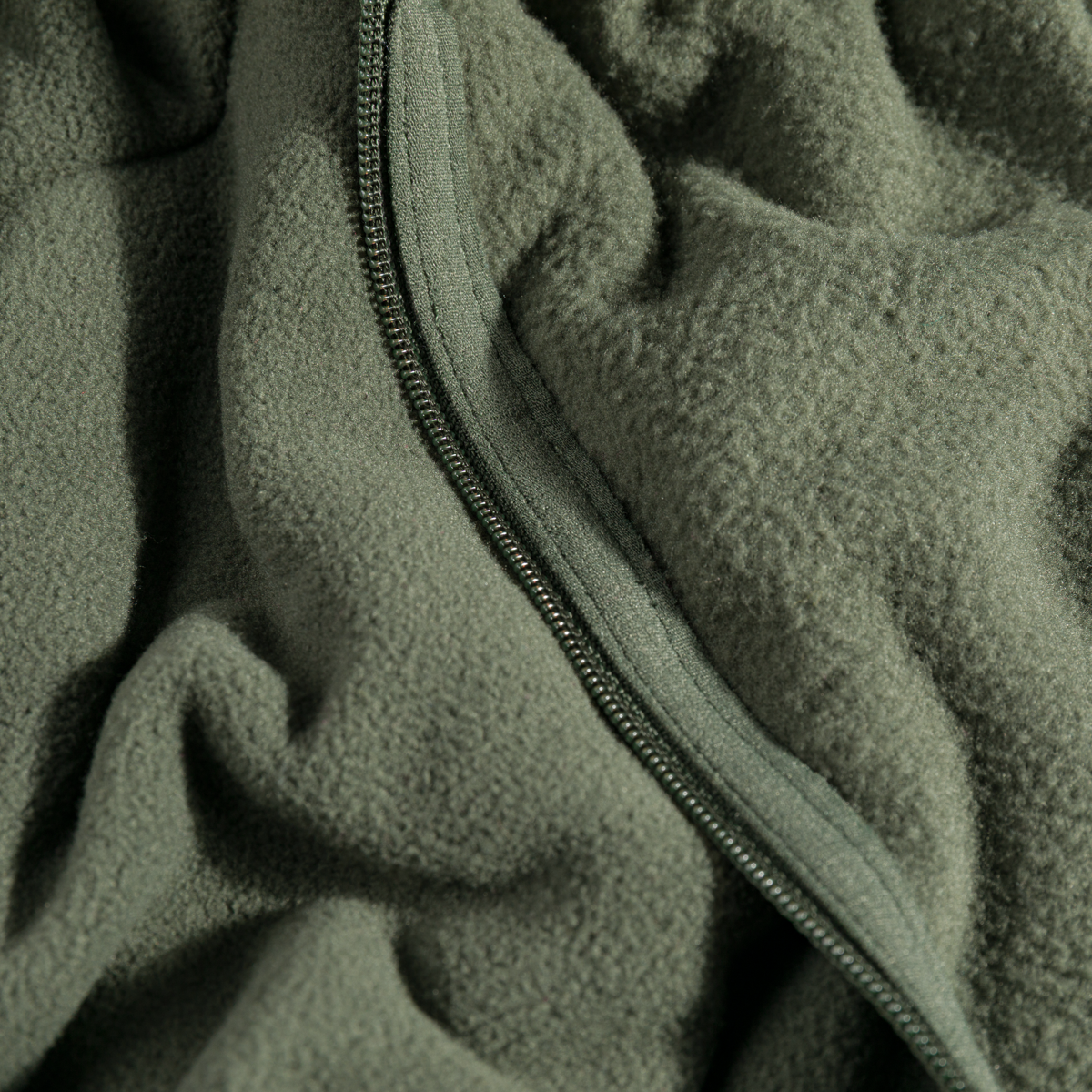 Auro Men's Fleece Zip Top — Thyme Green