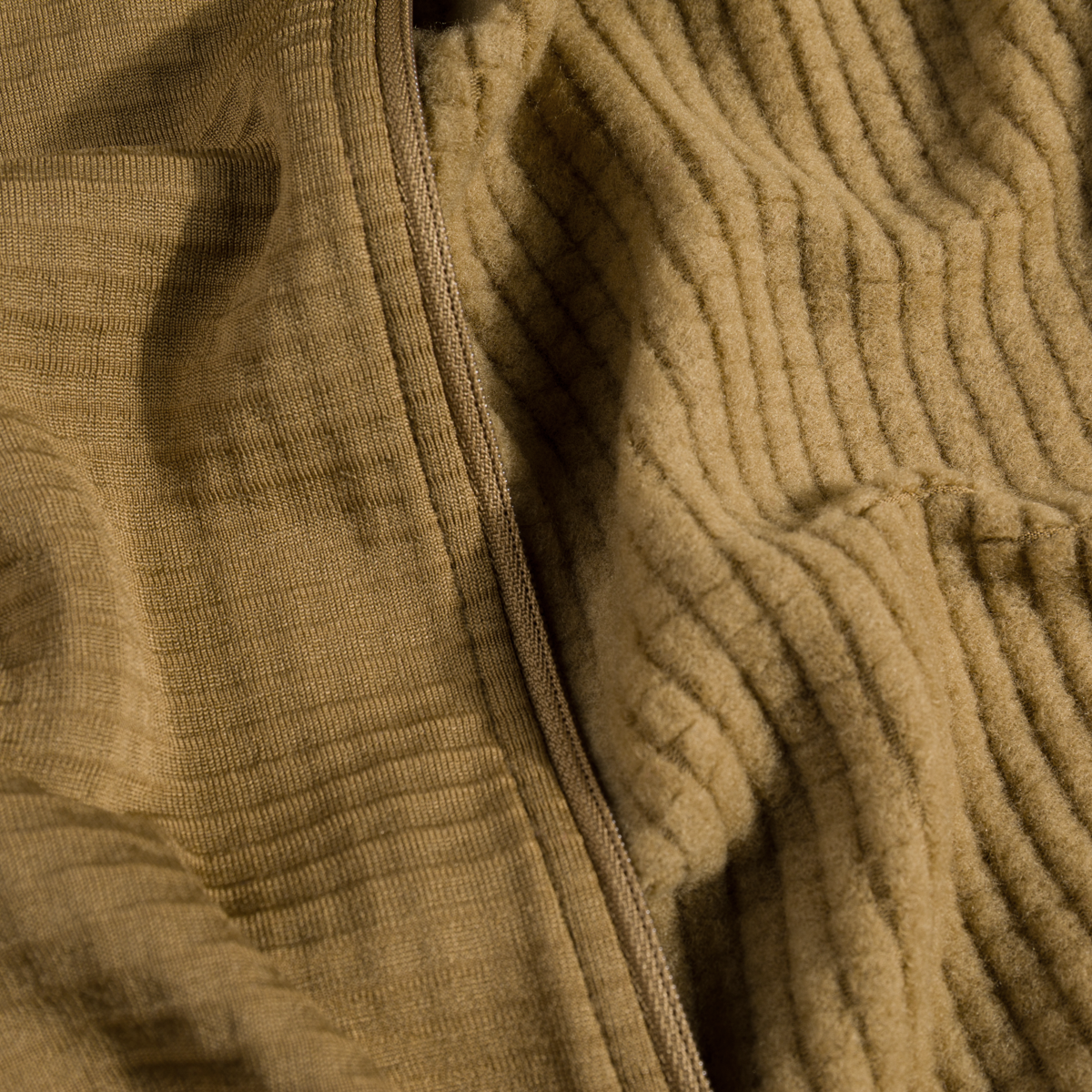 Kovri Men's Merino Grid Jacket — Golden Brown