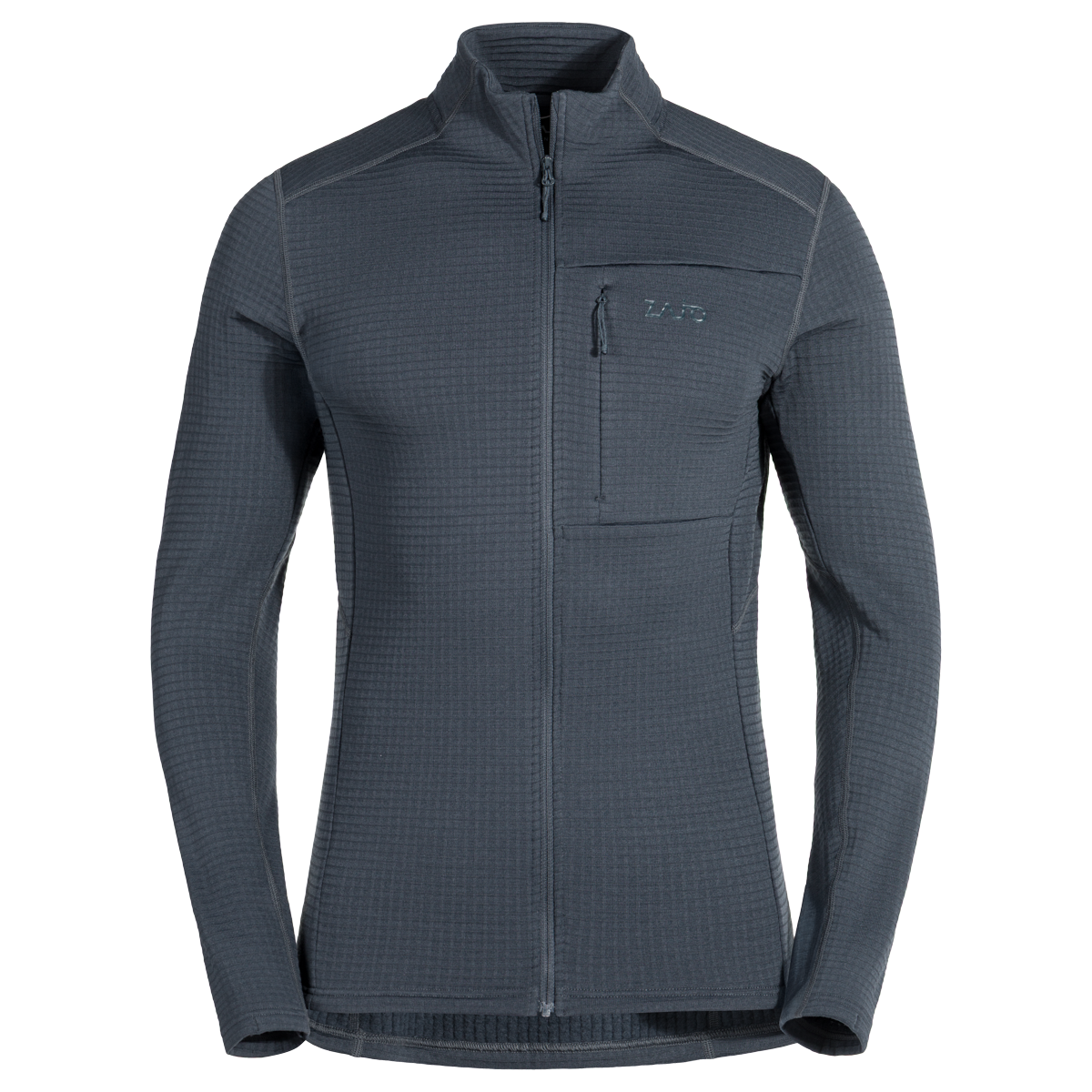Kovri Men's Merino Grid Jacket — Grey Navy