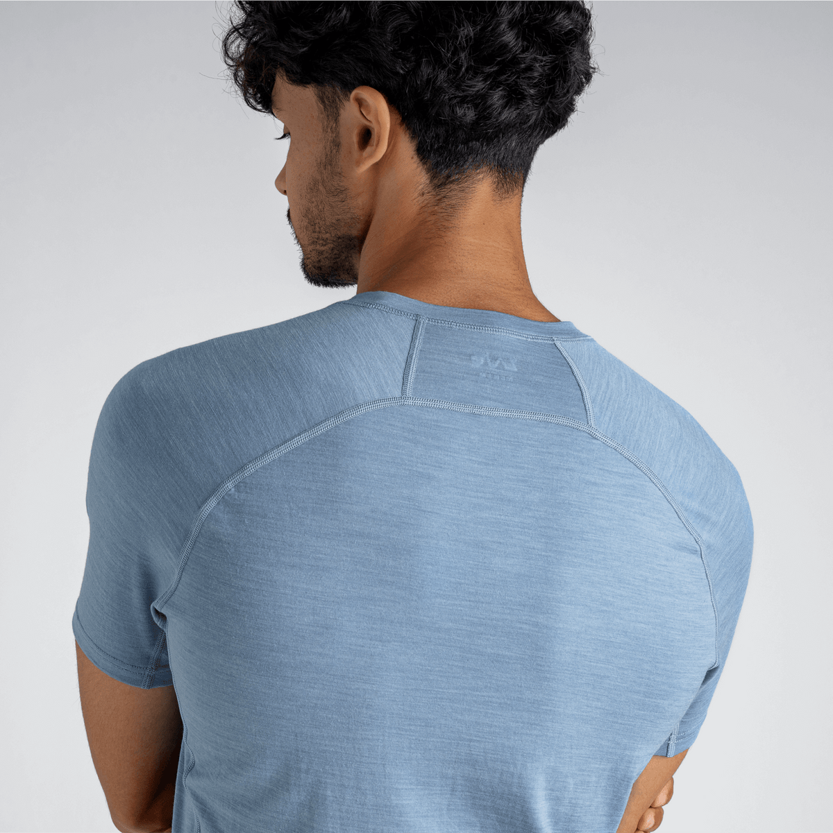 Senti Men's Merino T-shirt — Dark Navy