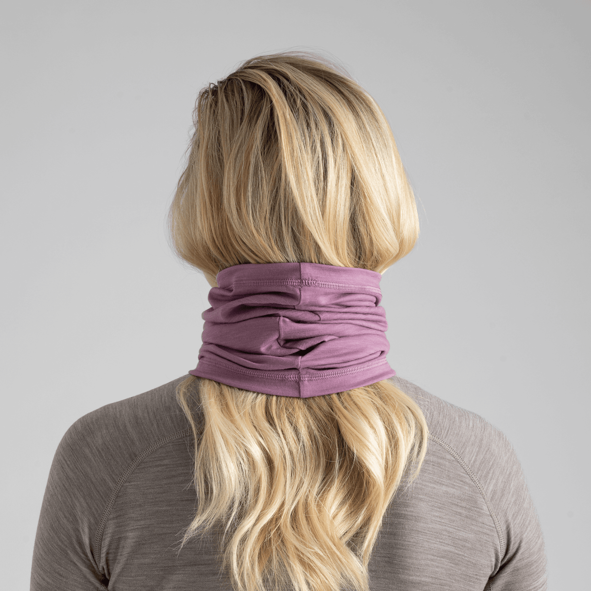 Senti Merino Multifunctional Scarf — Lila Haze