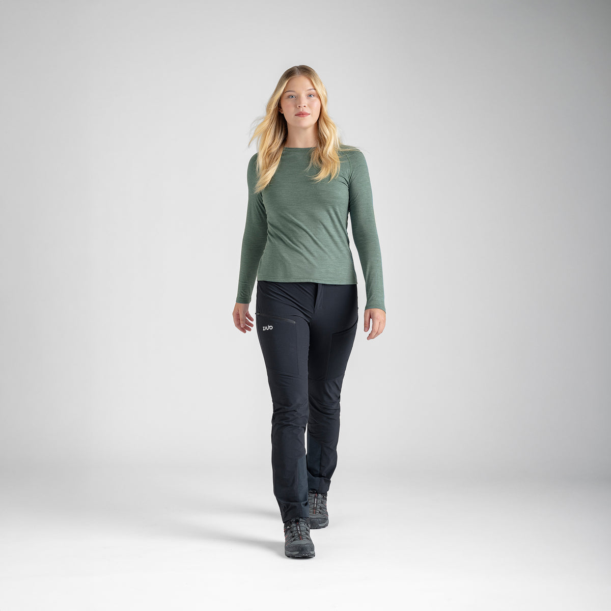 Senti Women's Merino Longsleeve — Dark Navy