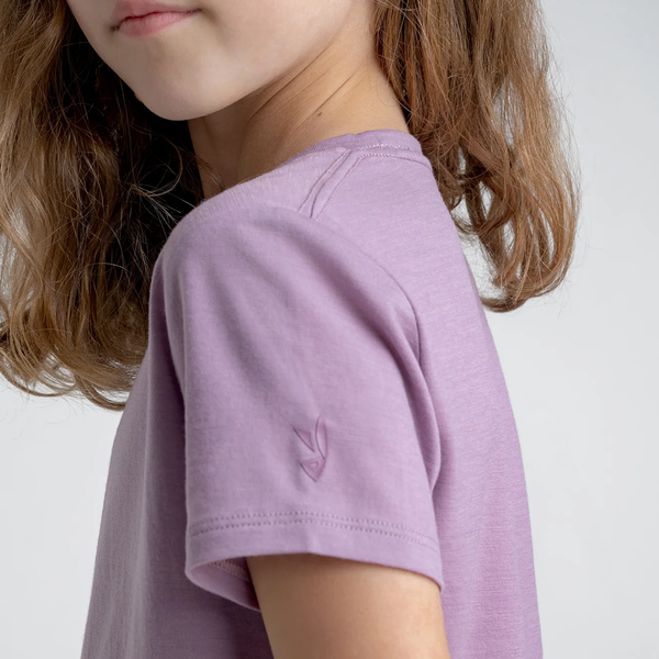 Amo Kid's Merino T-shirt — Thyme Green