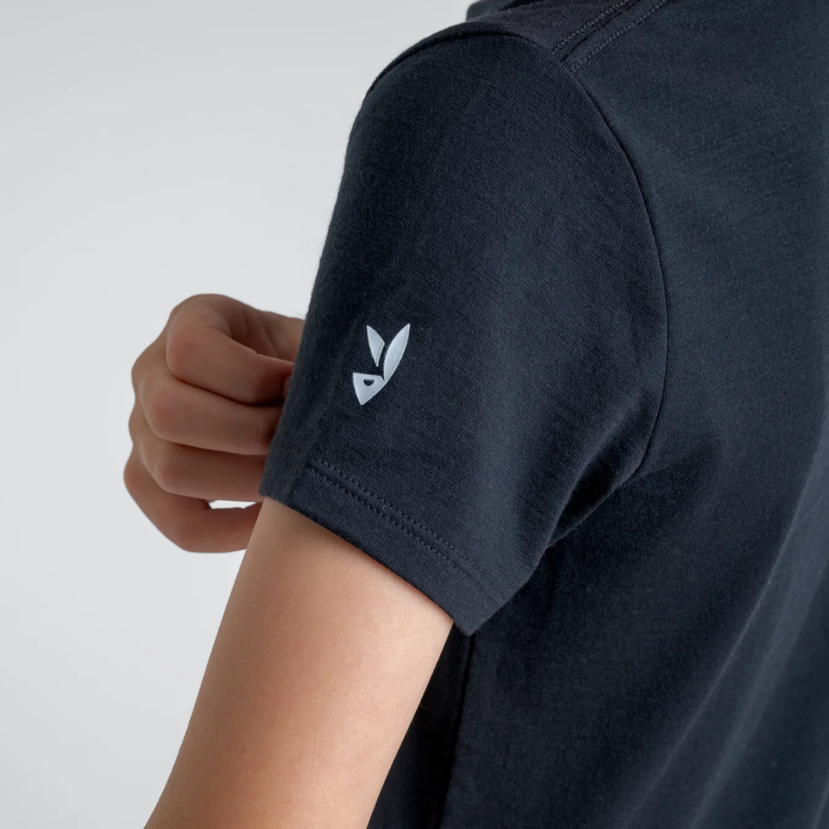 Amo Kid's Merino T-shirt — Thyme Green