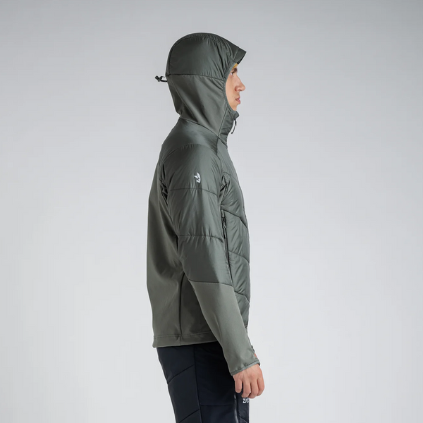 Spiro Men's Insulated Hybrid Jacket — Thyme Green