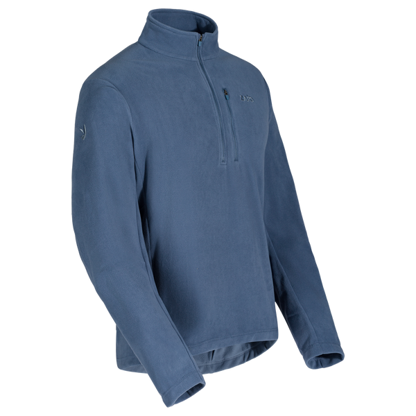 Auro Men's Fleece Zip Top — Harbor Blue