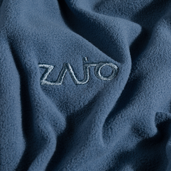 Auro Men's Fleece Zip Top — Harbor Blue