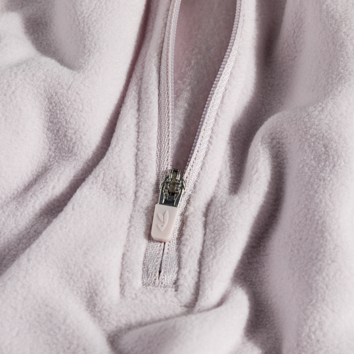 Auro Women's Fleece Zip Top — Lilac Ash