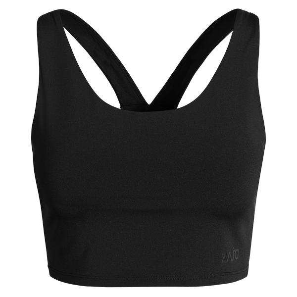 Fluo Women's Bra Top — Black