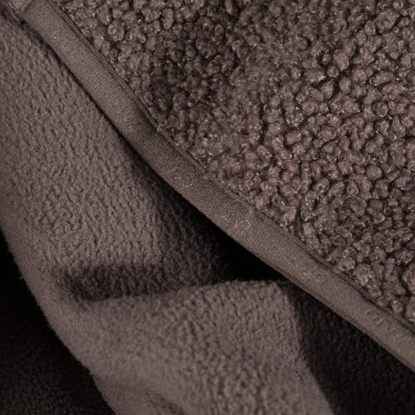 Palpo Men's Pile Fleece Jacket — Cocoa Brown