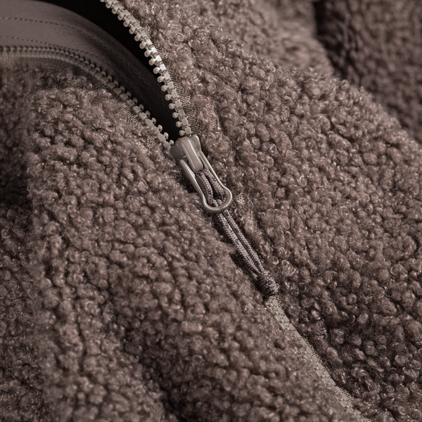 Palpo Women's Pile Fleece Jacket — Cocoa Brown