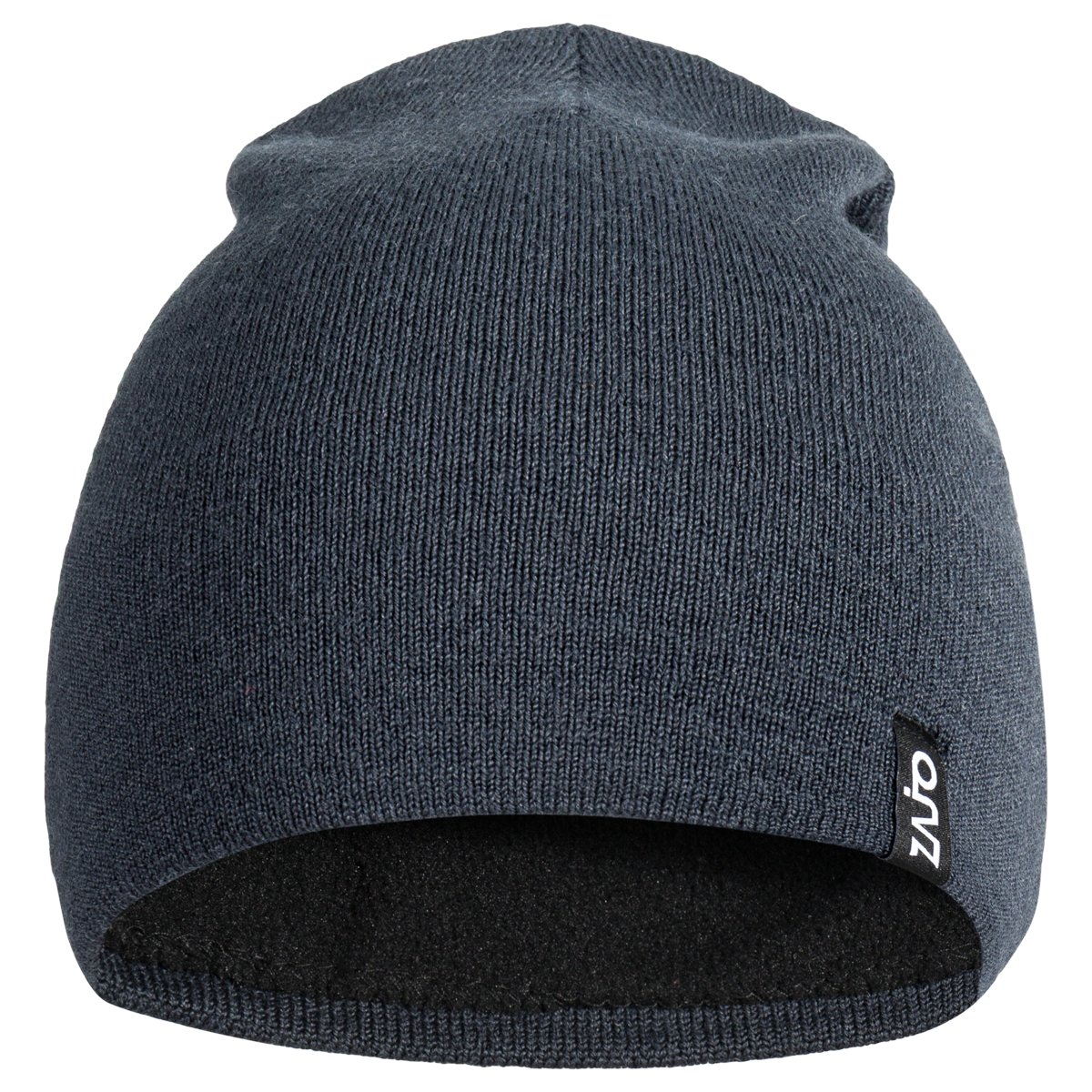 Signo Merino Beanie — Grey Navy
