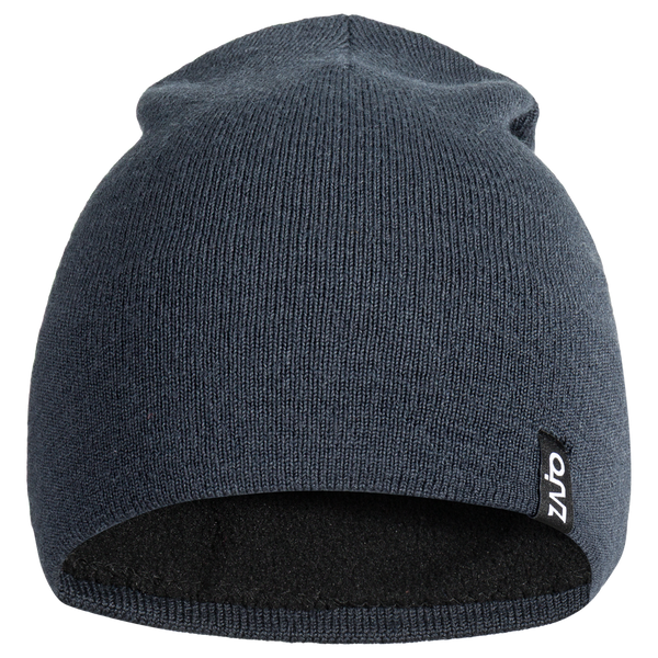 Signo Merino Beanie — Grey Navy