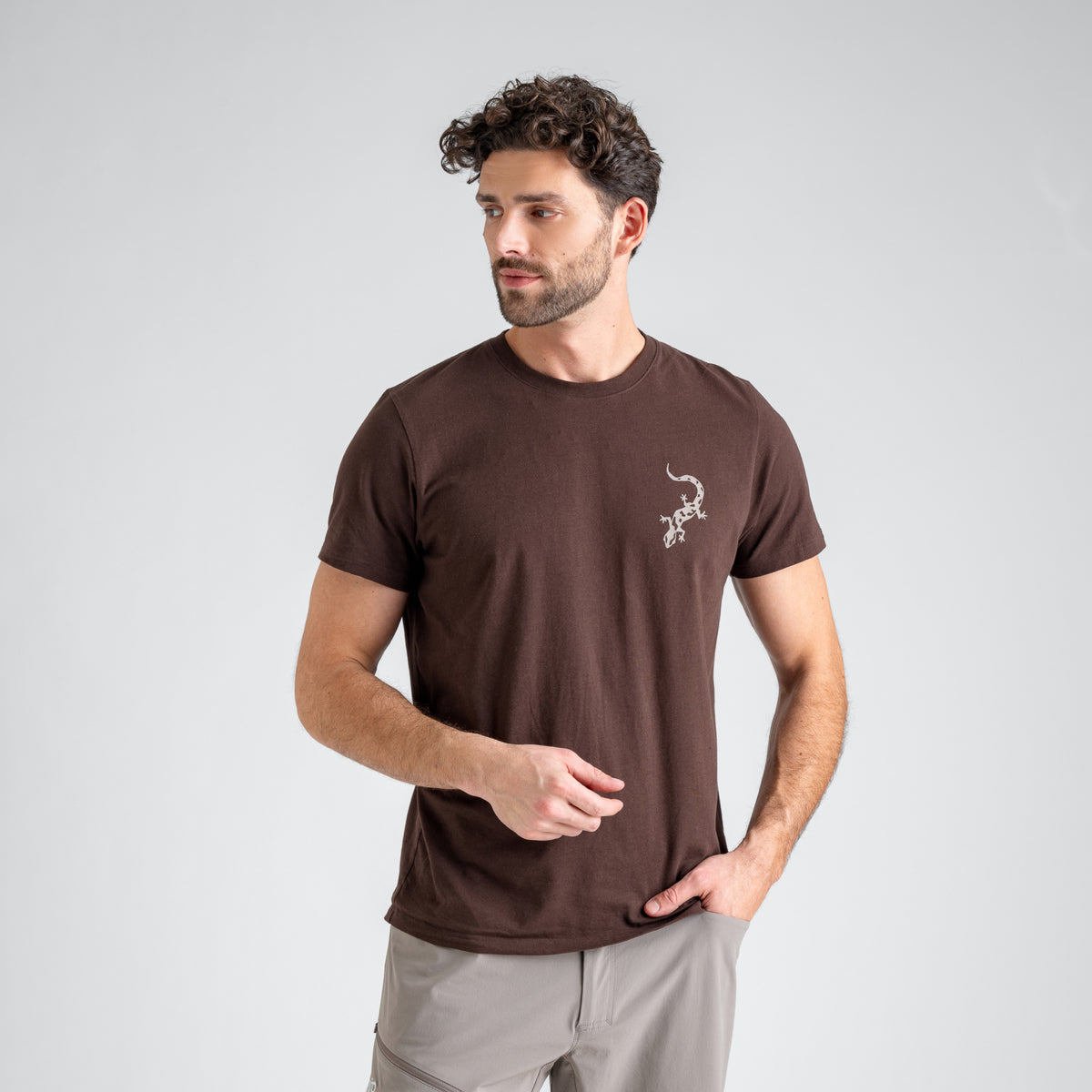 Arbo Men's Organic Cotton T-shirt — Navy Water