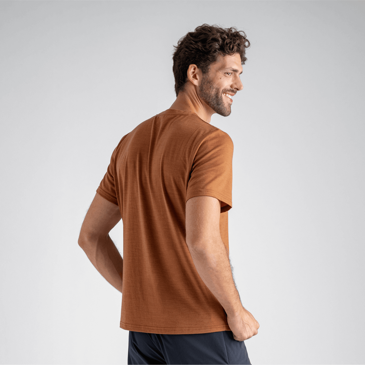Kora Men's Merino T-shirt — Falcon Grey
