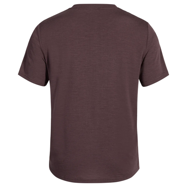Kora Men's Merino T-shirt — Decadent Red