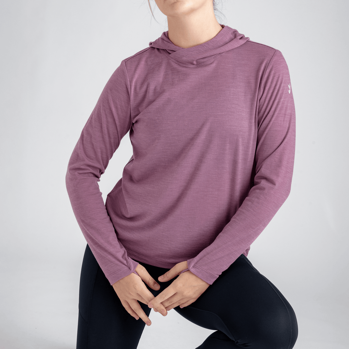 Kora Women's Merino Hoodie — Falcon Grey