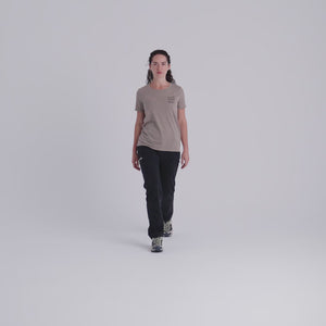 Kora Women's Merino T-shirt — Powder Pink