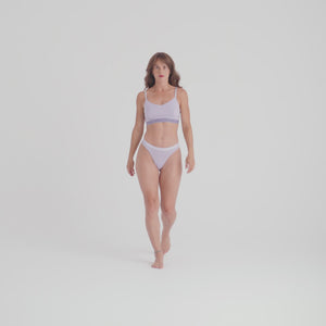 Senti Women's Merino Thong — Lila Haze