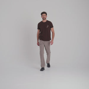 Arbo Men's Organic Cotton T-shirt — Terracotta