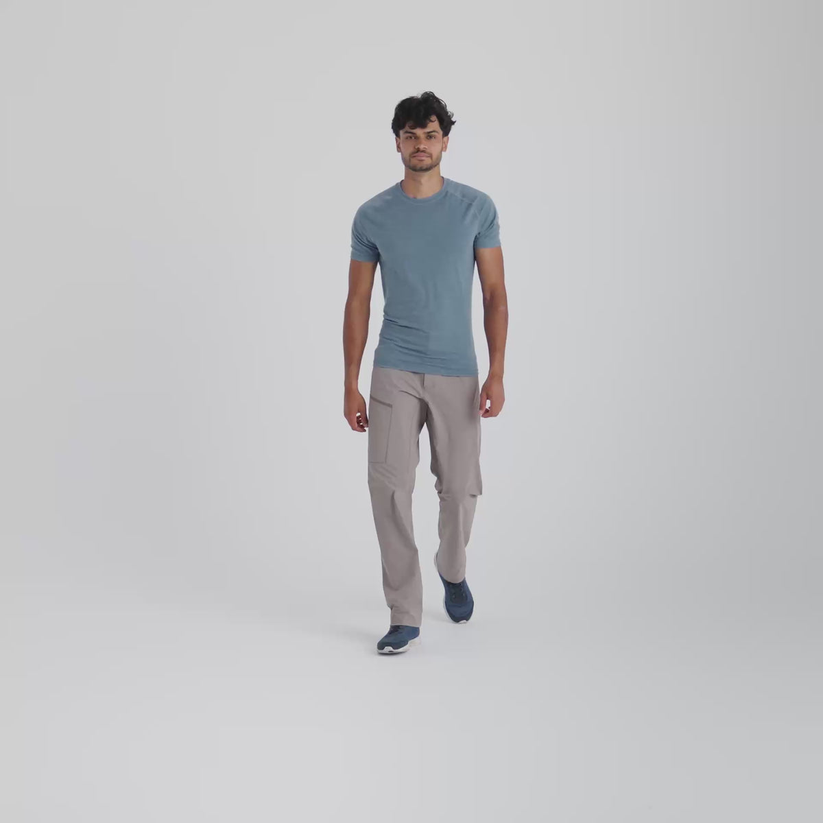 Senti Men's Merino T-shirt — Thyme Green