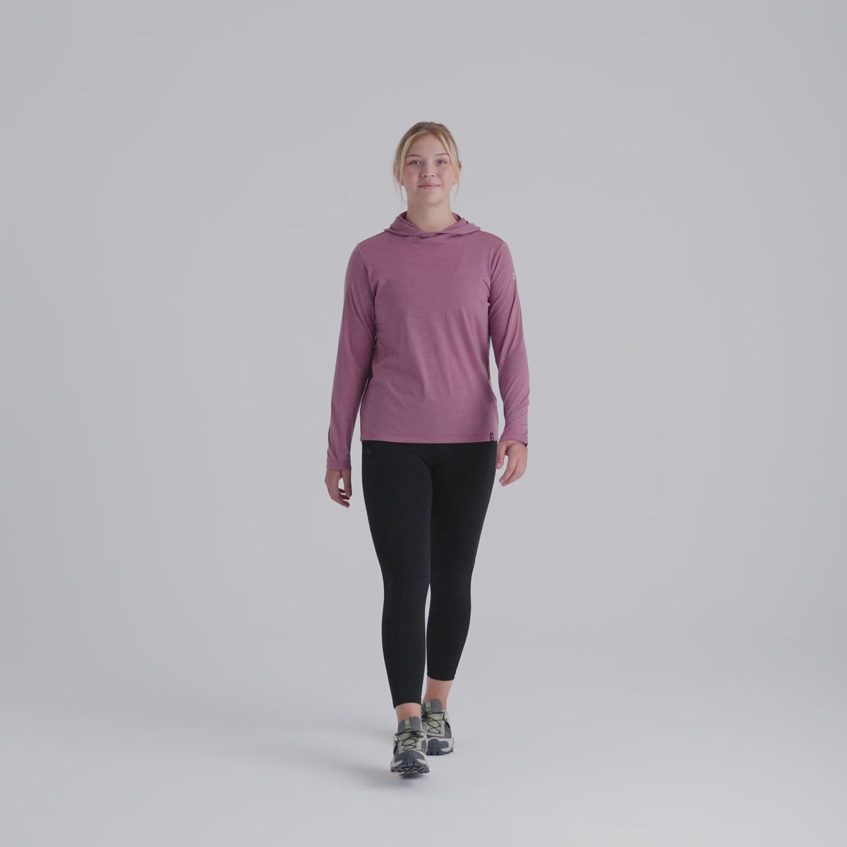 Kora Women's Merino Hoodie — Falcon Grey