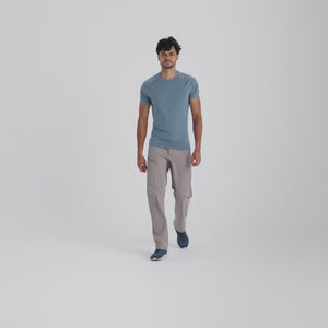 Senti Men's Merino T-shirt — Dark Navy