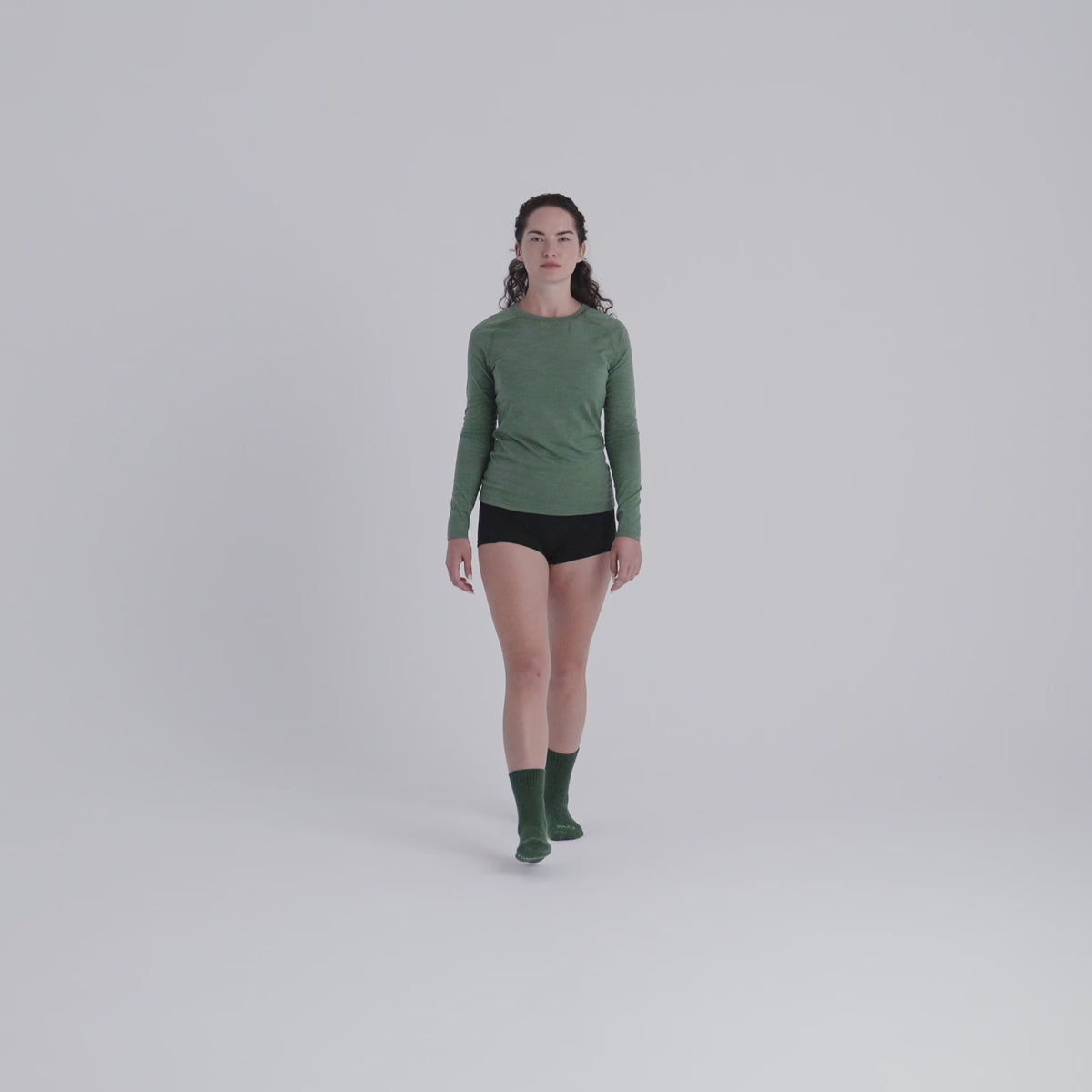 Senti Women's Merino Hot Pants — Black