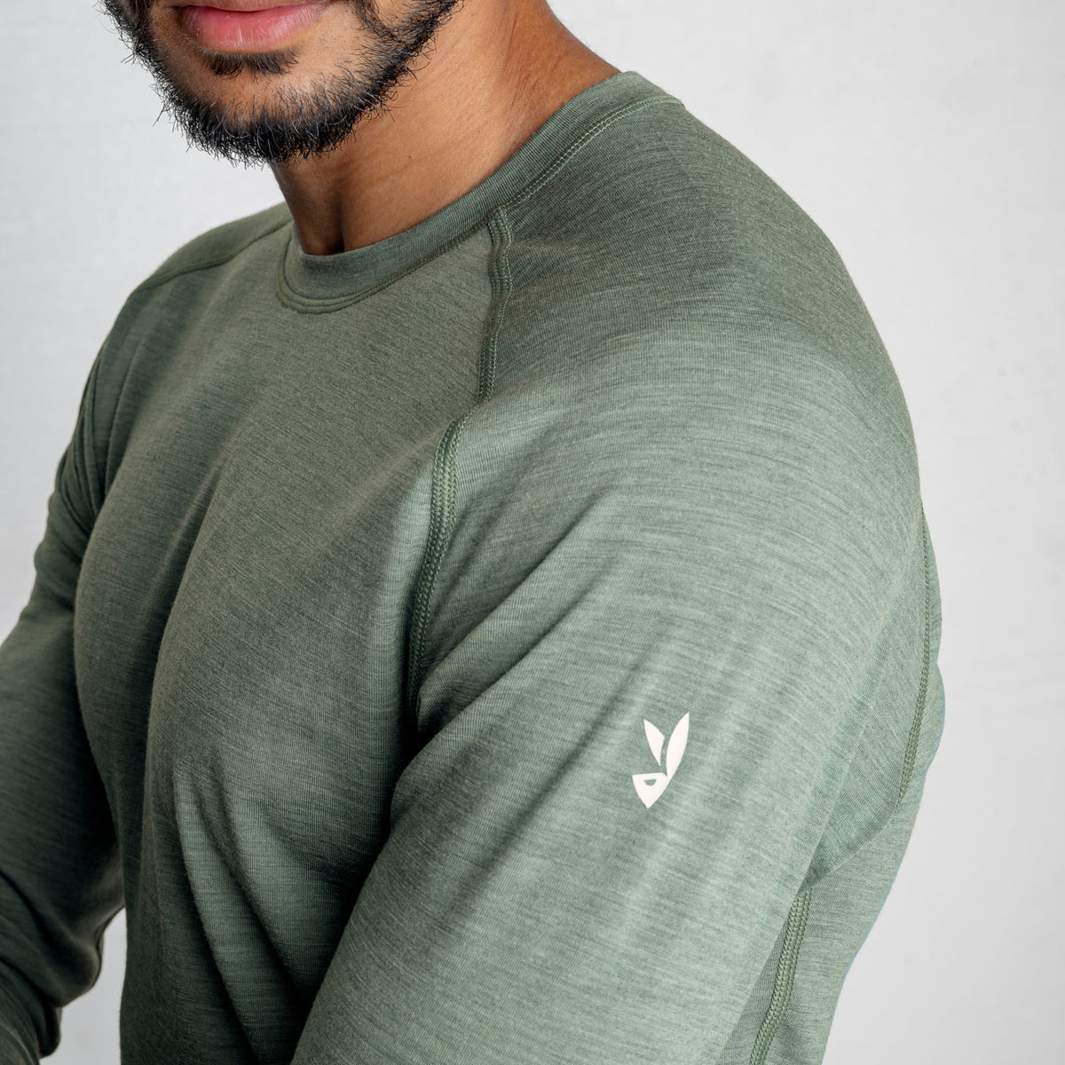 Senti Men's Merino Longsleeve — Dove Grey