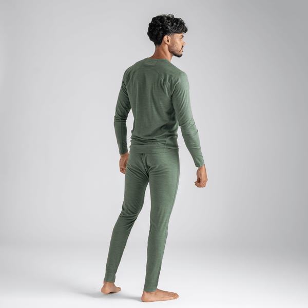 Senti Men's Merino Pants — Thyme Green