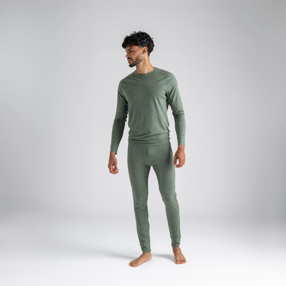 Senti Men's Merino Longsleeve — Dove Grey