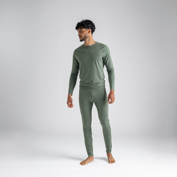 Senti Men's Merino Longsleeve — Dove Grey