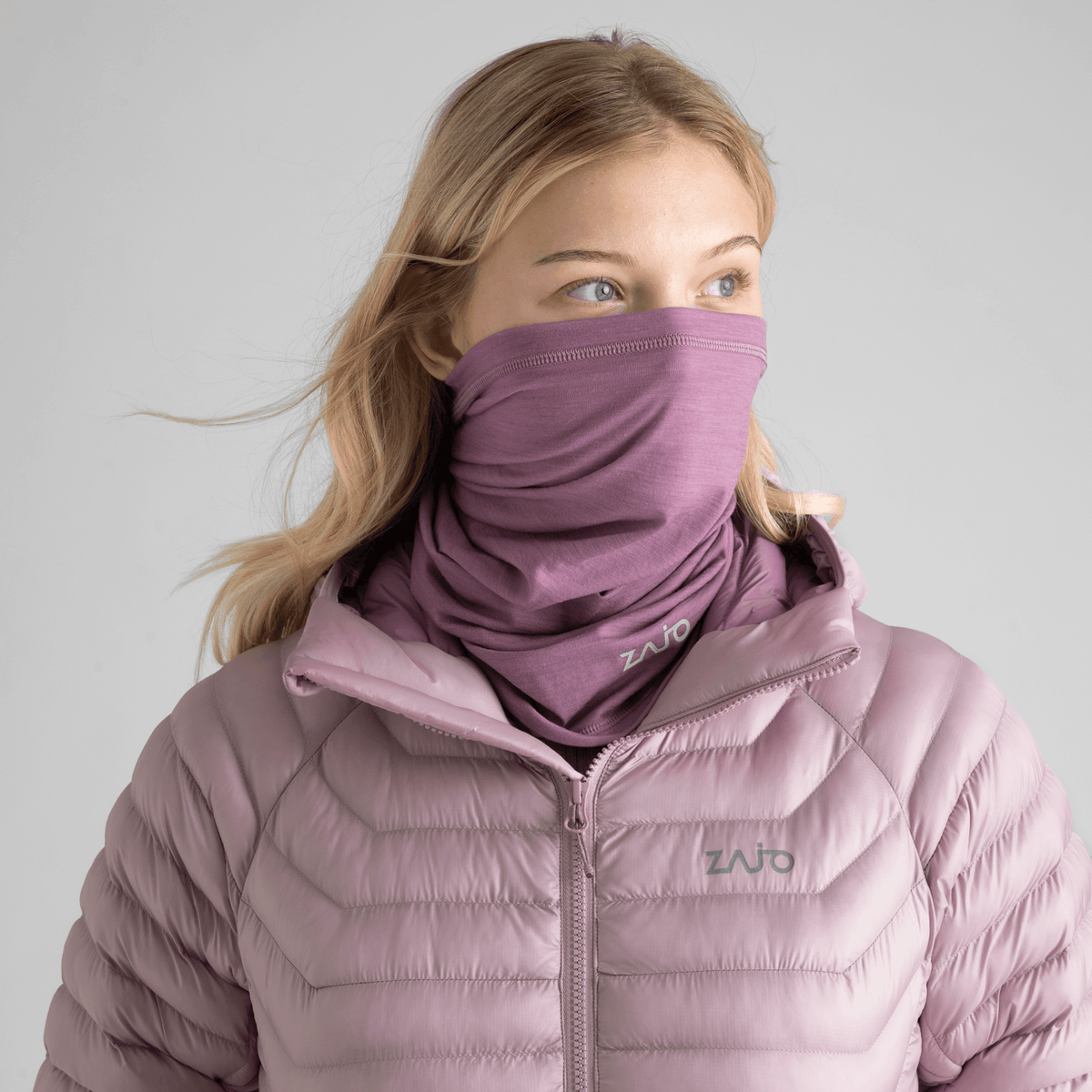Senti Merino Multifunctional Scarf — Purple