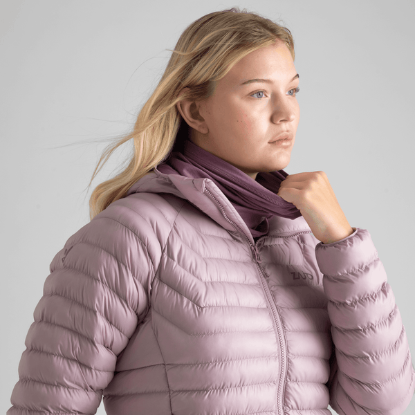 Senti Merino Multifunctional Scarf — Purple
