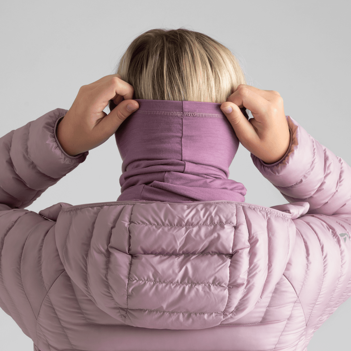 Senti Merino Multifunctional Scarf — Lila Haze