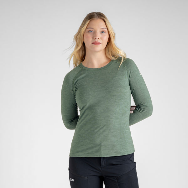 Senti Women's Merino Longsleeve — Dove Grey