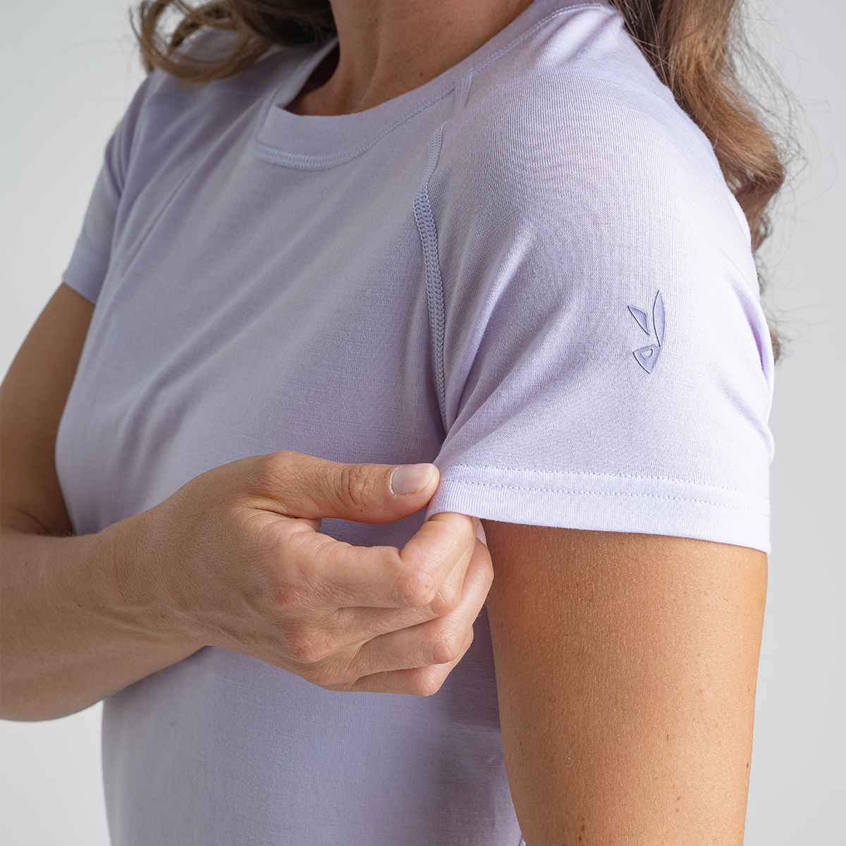 Senti Women's Merino T-shirt — Dove Grey