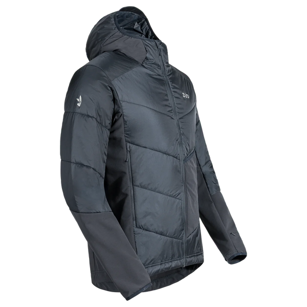 Spiro Men's Insulated Hybrid Jacket — Grey Navy